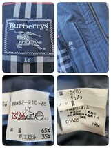 バーバリー【ダウンライナー フード着脱式 希少サイズ L】BURBERRY ロングコート ステンカラーコート ノバチェック ダークネイビー 濃紺_画像10