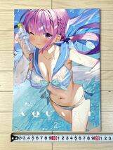 美品 AQUART 2 まかろん大帝 湊あくあ 同人誌 ホロライブ Vtuber フルカラー イラスト集 バーチャルユーチューバー 11_画像9