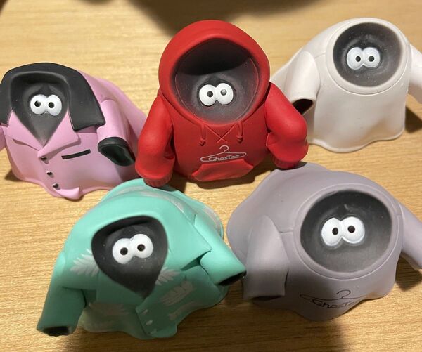 ゴースティー フィギュア 5種 セット パーカー Tシャツ