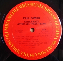 PAUL SIMON「STILL CRAZY AFTER ALL THESE YEARS」米ORIG [初回PC規格] ステッカー有シュリンク美品_画像5