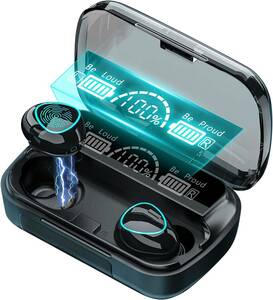 ★2023最新型★送料無料 ワイヤレスイヤホン Bluetooth 5.3 イヤホン 高品質 Hi-Fi 防水 モバイルバッテリー