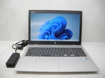 ☆第8世代☆HP☆ProBook 650G4☆高解像度☆Core i7 1.80GHz/8GB/SSD256GB/Sマルチ/無線/Bluetooth/カメラ/Office/東京生産/Win11☆1円☆_画像1