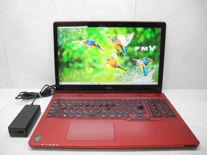 ☆第4世代☆高解像度1920×1080☆富士通☆LIFEBOOK☆AH77/M☆Core i7 2.20GHz/8GB/1TB/BD/無線/タッチ/カメラ/Office/Win 10 Home/1円☆