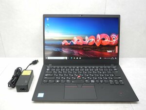 ☆1円☆第8世代☆Lenovo☆Thinkpad☆X1CARBON 20KH-004UJP 2018☆高解像度☆Core i5 1.60GHz/8GB/SSD256GB/無線/カメラ/Office/DtoD領域☆