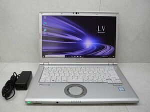 ☆1円スタート☆第8世代☆CF-LV8RDHVS☆高解像度1920×1080.累積6970☆Core i5 1.60GHz/8GB/SSD256GB/無線/カメラ/Office/Win10 DtoD領域☆