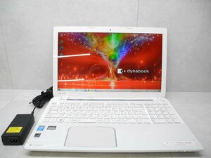 ☆1円☆第4世代☆東芝 dynabook T554/76LW☆高解像度1920×1080☆Core i7 2.40GHz/8GB/1TB/BD/無線/Bluetooth/カメラ/Office/Win 10 Home☆