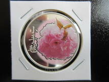 ☆桜の通り抜け2012年年プルーフ貨幣セット出し・銀メダル(小手毬）☆_画像1