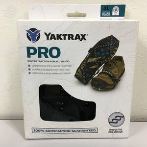 YAKTRAX 雪滑り止め スノースパイク 取付 靴底 転倒防止 サイズ３１ｃｍ 前後 30~33cm対応 中古品