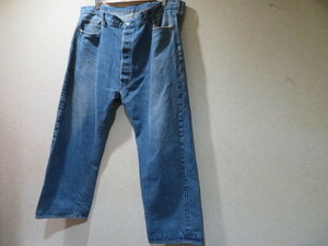 VINTAGE米国製66後期501スモールe赤耳ビッグサイズw46リーバイスLevi’sデニムジーンズ　チェーンステッチ　ビンテージUSAアメリカ製　