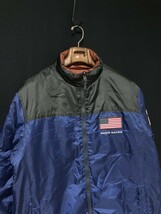 EB650◆Eddie Bauer エディバウアー 星条旗 リバーシブル ダウンジャケット L_画像2