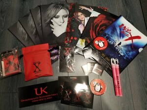 X JAPAN グッズ セット 大量 クリアファイル ステッカー 未使用 新品 YOSHIKI hide heath xjapan