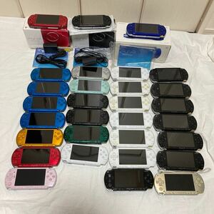 SONY PSP本体 30台まとめ売り 3000番14台 2000番1台1000番15台 通電確認済 バッテリーパック無　