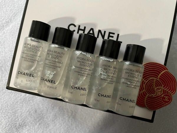 CHANEL イドゥラビューティーマイクロリクィッド　エッセンス　化粧水　朝／夜　サンプル10ml ×5本　未使用品