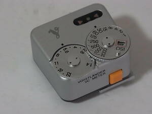 美品 フォクトレンダー VOIGTLANDER 露出計 VOIGTLANDER VC METER VC メーター シルバークローム コシナ COSINA