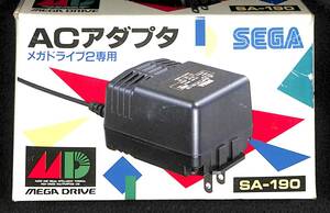 新品・SEGA セガ / MEGA DRIVE メガドライブ 2 専用 / ACアダプタ SA-190 