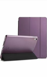 【ほぼ未使用品】　ProCase iPad Air 3 2019 / iPad Pro 10.5 2017 用ケース 超スリム 三つ折スタンド パープル　No.2104