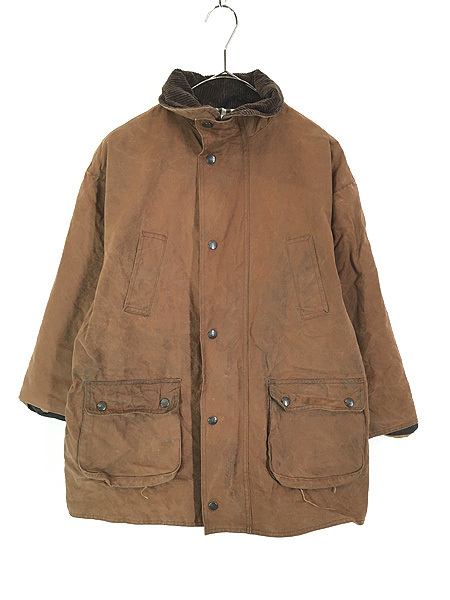 レディース 古着 Burberrys ハウスチェック ライナー パデッド オイルド ワックス ジャケット M位 古着