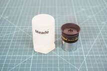 [NZ] [MG152660] Meade ミード SUPER PLOSSL 9.7mm MULTI-COATED アイピース 1個 天体望遠鏡用 ケース付き_画像1