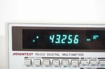 [NZ] [MG162010] ADVANTEST アドバンテスト R6552 DIGITAL MULTIMETER デジタルマルチメーター ⑥_画像5