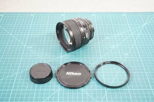 [NZ] [L3079560] Nikon ニコン AF NIKKOR 85mm 1:1.4D カメラレンズ HAKUBA MC UV 77mmフィルター等付き