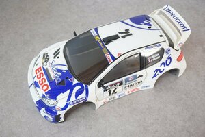 [QS][G895012] TAMIYA タミヤ 1/10 ボディのみ プジョー 206 14 WRC スペアボディ ラジコンカー RC