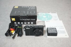 [QS][L3082260] Nikon ニコン COOLPIX クールピクス P310 コンパクトデジタルカメラ 使用説明書/元箱/ケーブル 等付属