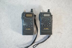 [QS][MG128560] 2点セット ICOM アイコム IC-S32 トランシーバー ハンディ アマチュア無線