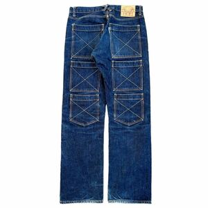 90s 20471120 six pocket trousers archive トライベンティ hyoma ヒョーマ w< beauty beast denim pants collection design japan 00s