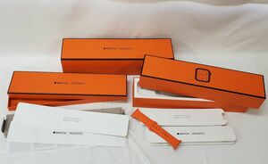 1000円スタート ラバーバンド Apple Watch HERMES アップルウォッチ×エルメス シンプルトゥール オレンジ SE/Series6用 ベルト類 TEB K205