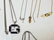 1000円スタート アクセサリーまとめ 約20点 GIVENCHY ジバンシィ Gロゴモチーフ等 ゴールド ネックレス レディース 宝飾品 [3-10] K208_画像10