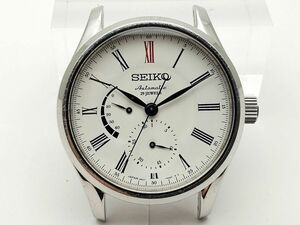 1000円スタート 腕時計 SEIKO セイコー プレサージュ 100周年記念 500本限定 6R27-00C0 自動巻 付属品有 裏スケ パワーリザーブ TSN N240