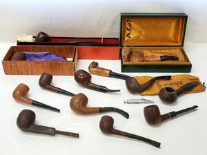 1000円スタート パイプ煙草まとめ13点 Butz-Choquin/BBB/SAVINELLI CHURCHWARDEN/CELIUS/CHACOM/Roland/Western等 喫煙具 [9-11] N215