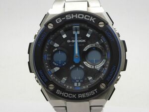 1000円スタート 腕時計 CASIO カシオ G-SHOCK ジーショック G-STEEL Gスチール 5444 GST-W100D 電波ソーラー デジタル メンズ 9 J60032