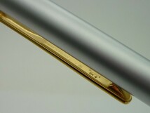 1000円スタート ボールペン Cartier カルティエ サントス シルバー×ゴールド ツイスト式 長さ約12.6cm 箱付 文房具 筆記用具 THO J712_画像10