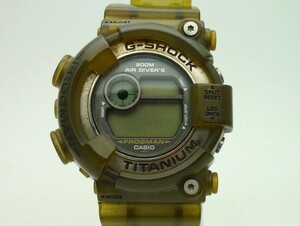 1000円スタート 腕時計 CASIO カシオ G-SHOCK FROGMAN フロッグマン 1294 DW-8200 AIRDIVER'S 200M クオーツ QZ ブラウン系 メンズ 9 K722