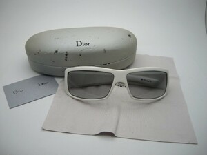 1000円スタート サングラス Christian Dior ディオール DIORSPARKLING1 G4F LF 61□13 120 石付 ホワイト 白 グラデーション TUJ K10028