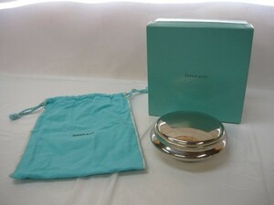 1000円スタート アクセサリーボックス TIFFANY&Co. ティファニー HANDCRAFTED PEWTER トリンケットボックス 小物入れ 錫製 WHO K10005