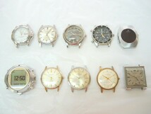 1000円スタート 腕時計フェイス10点 TIARA/ORIENT T104937E/Seiko Cronos 15001A/SEIKO 8M26-6000/7S36-00A0/SUUNTO D6 等 [10/11] N10007_画像1