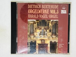 即決CD 西独盤 Dietrich Buxtehude / Orgelwerke Vol.3 / Harald Vogel Orgel / MD+G L 3270 W.Germany P05