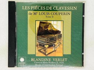 即決CD 仏盤 LOUIS COUPERIN / PIECES DE CLAVESSIN II 2 / BLANDINE VERLET フランス盤 G03