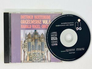 即決CD 独盤 Buxtehude Complete Organ Works Vol.6 HARALD VOGEL MDG 314 0426-2 Germany G02