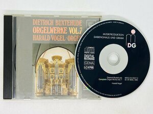 即決CD 独盤 Buxtehude Complete Organ Works Vol.7 / HARALD VOGEL / MDG 314 0427-2 Germany P04