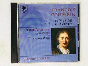 即決CD Blandine Verlet / Couperin Pieces de Clavecin VIII 8 ブランディーヌ・ヴェルレ TROISIEME LIVRE G03