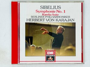 即決CD シベリウス 交響曲第１番 カレリア組曲 カラヤン指揮 / SIBELIUS Symphonie No.1 Suite KARAJAN CC28-3820 I01