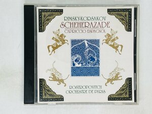 即決CD RIMSKY-KORSAKOV リムスキーコルサコフ / SCHEHERAZADE etc. 交響組曲「シェエラザード」ほか / ロストロボーヴィチ Z53