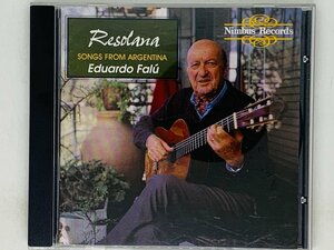 即決CD エドゥアルド・ファルー / Eduardo Falu - Resolana / Songs from Argentina アルゼンチン NI 5281 Z53
