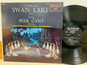 即決LP 米盤 Tchaikovsky Swan Lake Suite / Grieg Peer Gynt Suite No. 1 / Kenneth Alwyn B 19057 L29