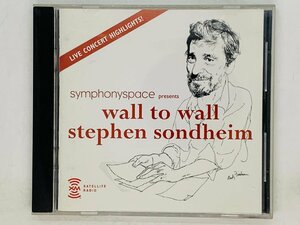 即決CD Wall To Wall Stephen Sondheim / Stephen Sondheim / スティーヴン・ソンドハイム / アメリカン・シアター・オーケストラ X30