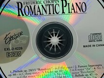 即決CD カナダ盤 FREDERIC CHOPIN ROMANTIC PIANO / ショパン ロマンティック ピアノ made in Canada EXL-2-4228 ツメ緩い X31_画像5