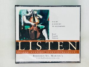 即決2CD LISTEN Brief Fourth Edition / JOSEPH KERMAN / GARY TOMLINSON / BEDFORD ST. MARTIN'S Z47